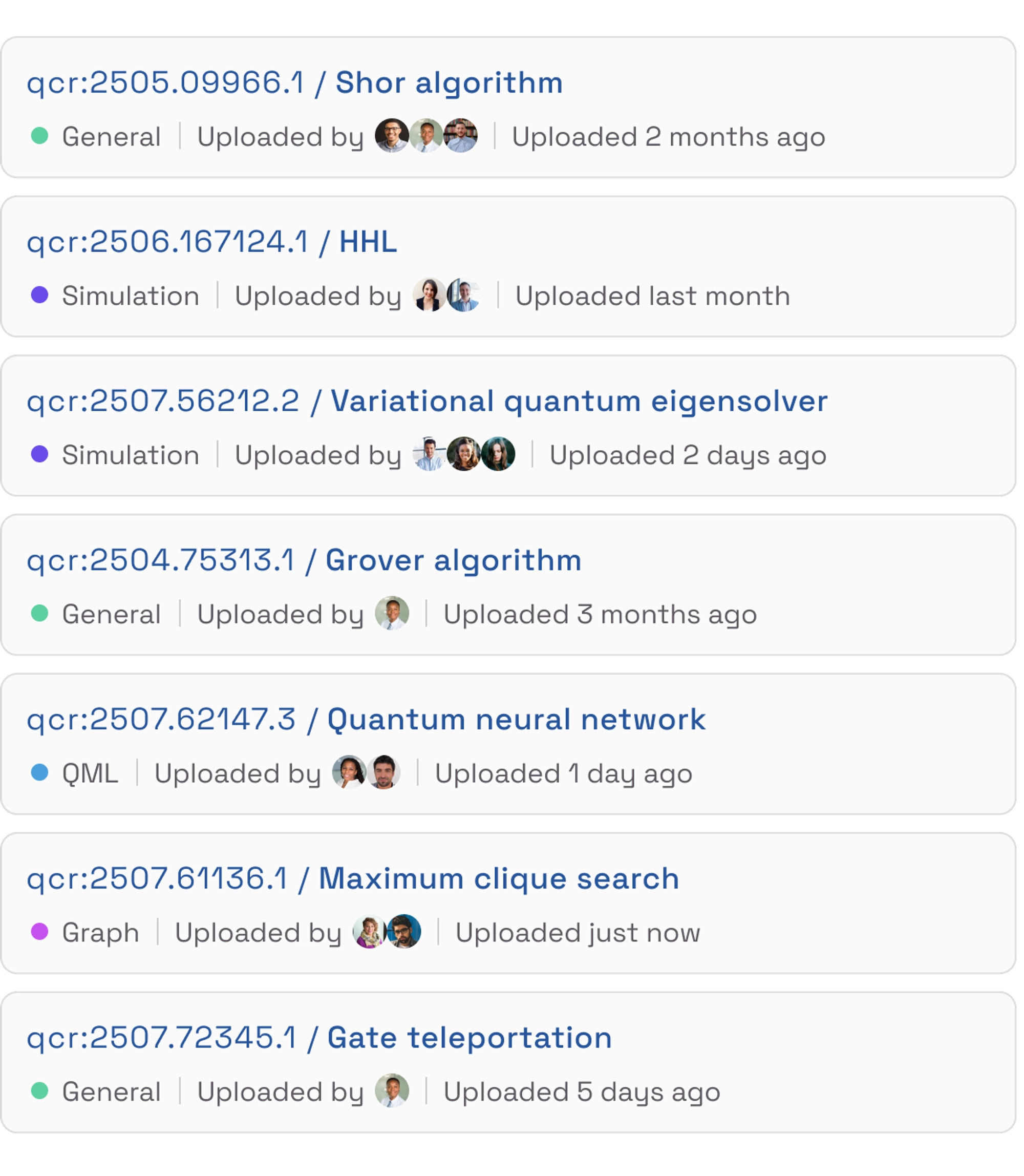 QCR Interface